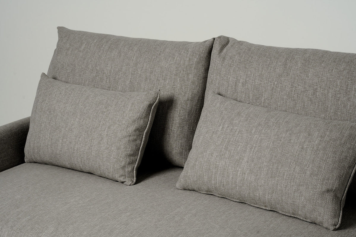 Dreisitzer-Sofa Model 12 mit Chaiselongue links