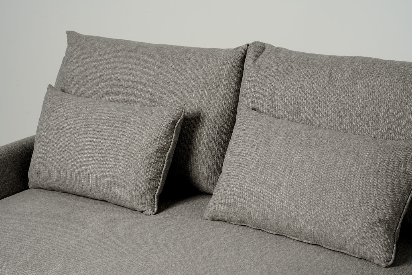 Dreisitzer-Sofa Model 12 mit Chaiselongue links