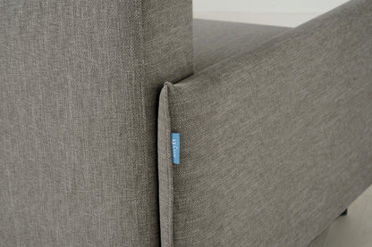 Model 12 Dreisitzer-Sofa mit Chaiselongue links, Schattengrau