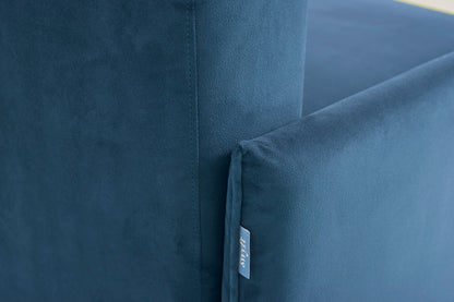 Model 12 Sofa Bed with Storage 3 Seater Left Chaise, Teal