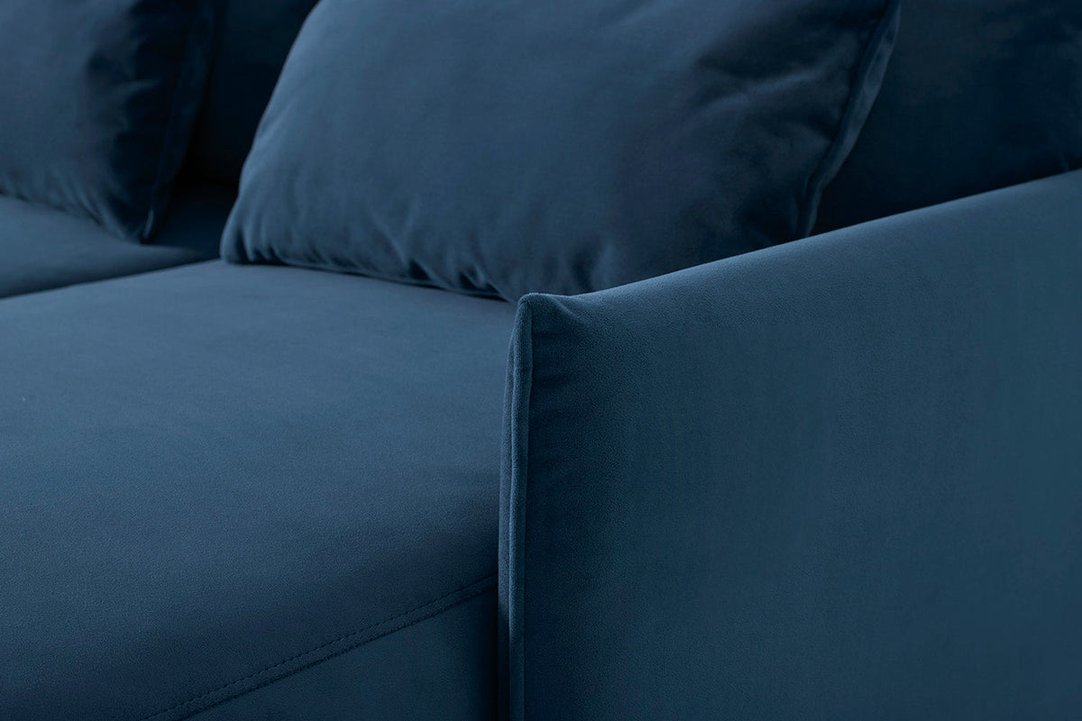 Model 12 Sofa Bed with Storage 3 Seater Right Chaise, Teal
