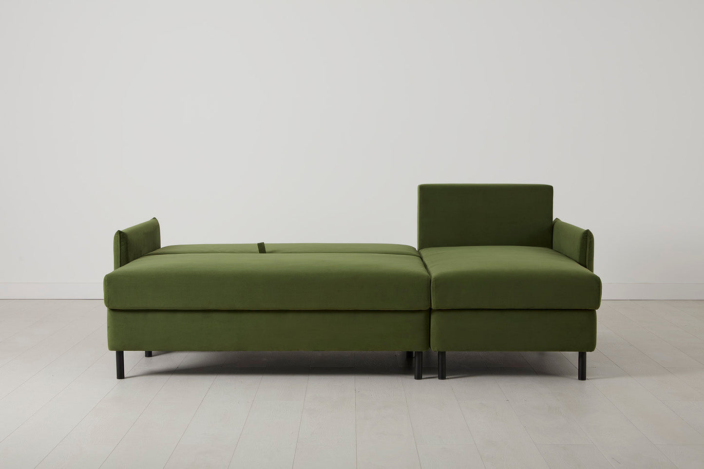 Model 12 Sofa Bed with Storage 3 Seater Right Chaise, Vine