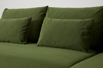 Model 12 Sofa Bed with Storage 3 Seater Right Chaise, Vine