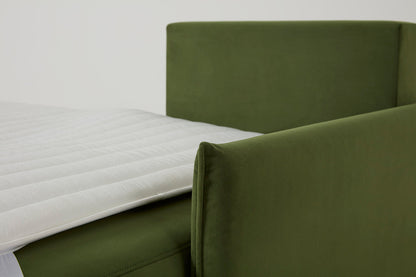 Model 12 Sofa Bed with Storage 3 Seater Left Chaise, Vine