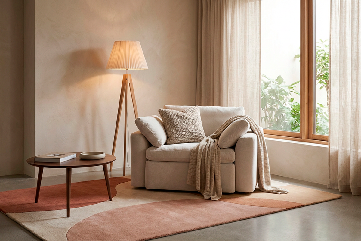 Model 13 Loveseat, Chalk