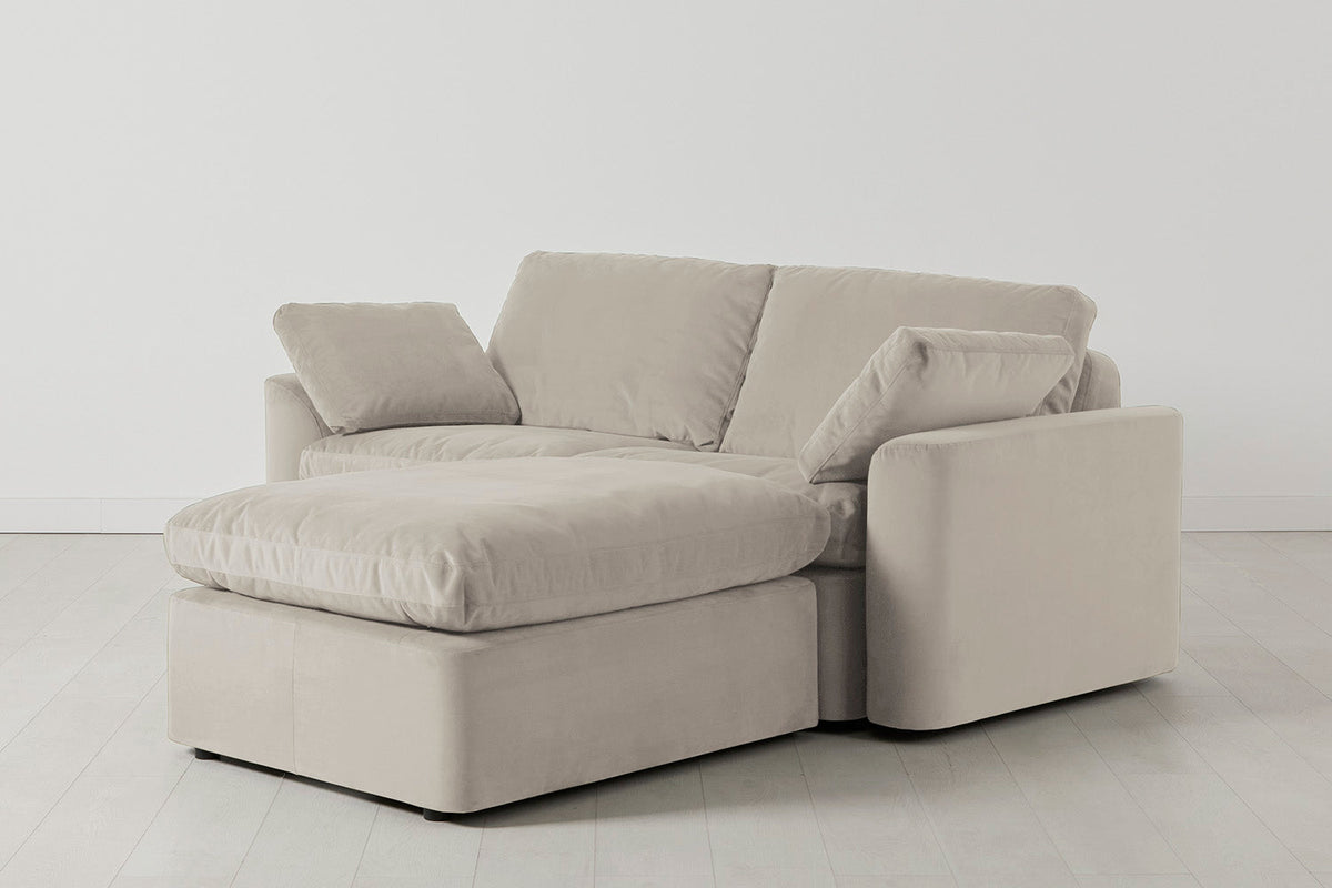 Model 13 2-Seater Right Chaise Sofa, Bone
