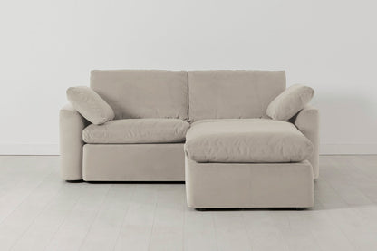 Model 13 2-Seater Right Chaise Sofa, Bone