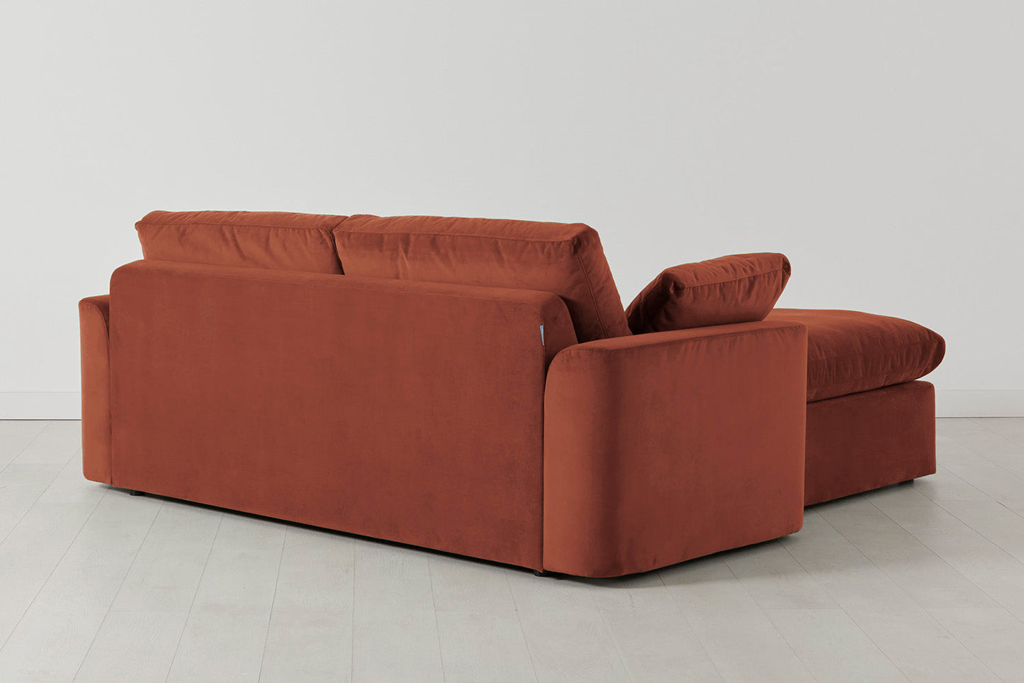 Model 13 2-Seater Right Chaise Sofa, Brick