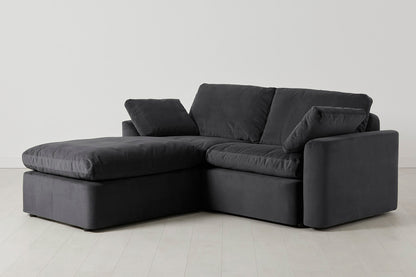 Model 13 2-Seater Left Chaise Sofa, Charcoal