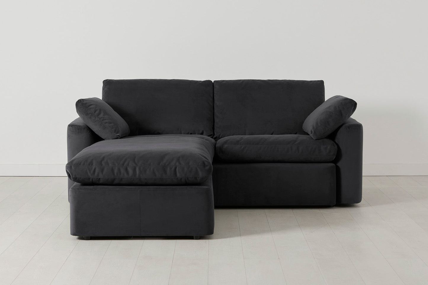 Model 13 2-Seater Left Chaise Sofa, Charcoal