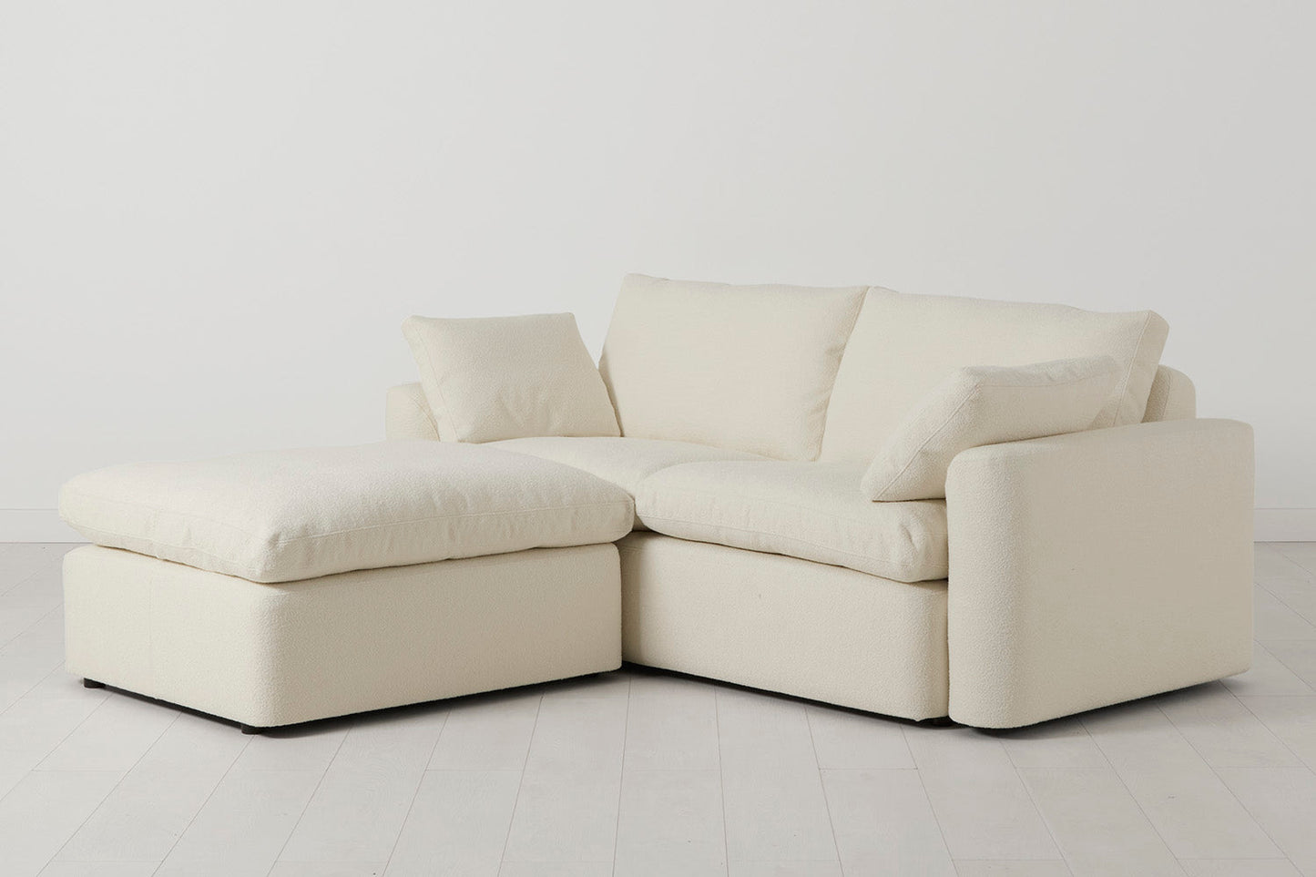 Model 13 Zweisitzer-Sofa mit Caiselongue links