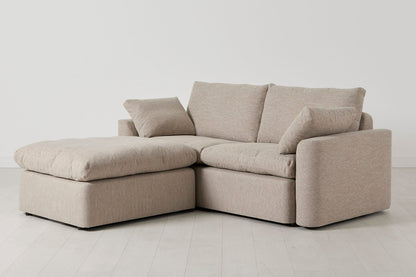 Model 13 2-Seater Left Chaise Sofa, Pumice