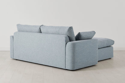 Model 13 2-Seater Right Chaise Sofa, Seaglass