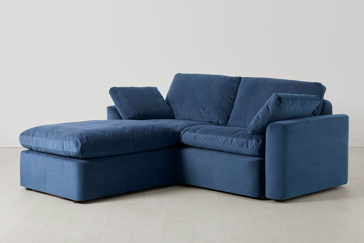 Model 13 2-Seater Left Chaise Sofa, Teal
