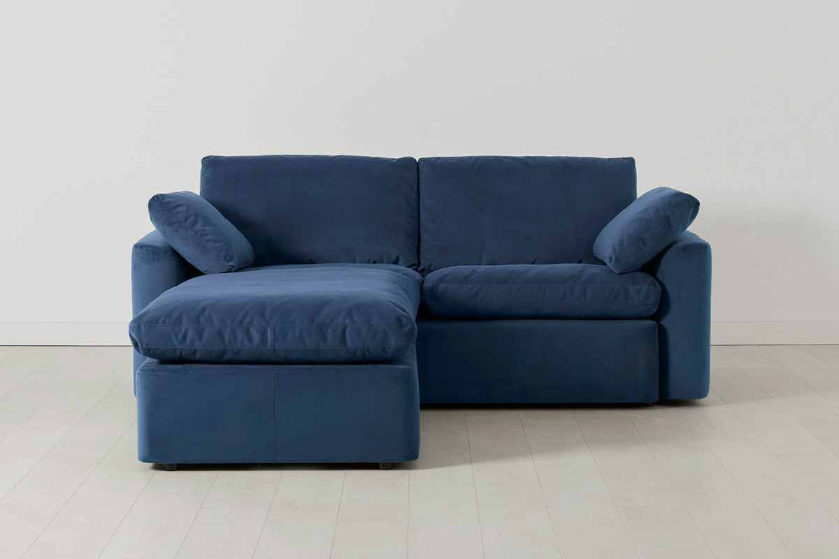 Model 13 2-Seater Left Chaise Sofa, Teal