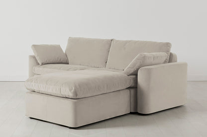 Model 13 3-Seater Right Chaise Sofa, Bone