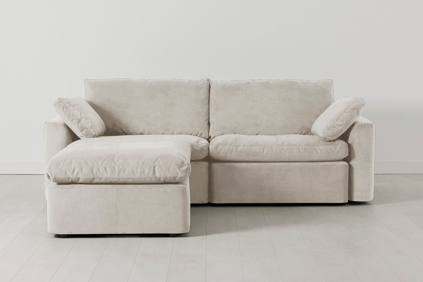 Model 13 3-Seater Left Chaise Sofa, Chalk