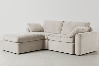 Model 13 3-Seater Left Chaise Sofa, Chalk