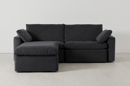 Model 13 3-Seater Left Chaise Sofa, Charcoal