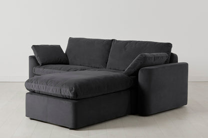 Model 13 3-Seater Right Chaise Sofa, Charcoal