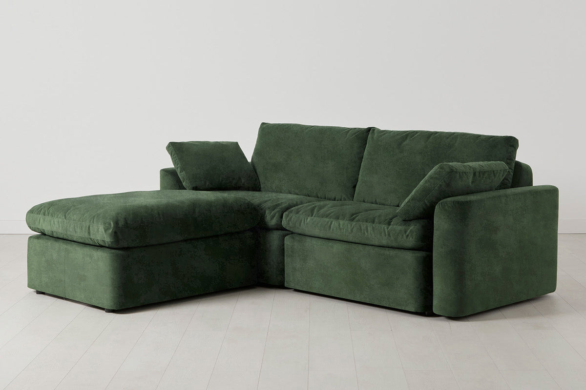 Model 13 3-Seater Left Chaise Sofa, Conifer