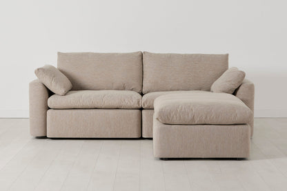 Model 13 3-Seater Right Chaise Sofa, Pumice