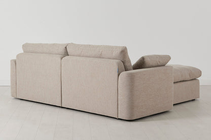 Model 13 3-Seater Right Chaise Sofa, Pumice