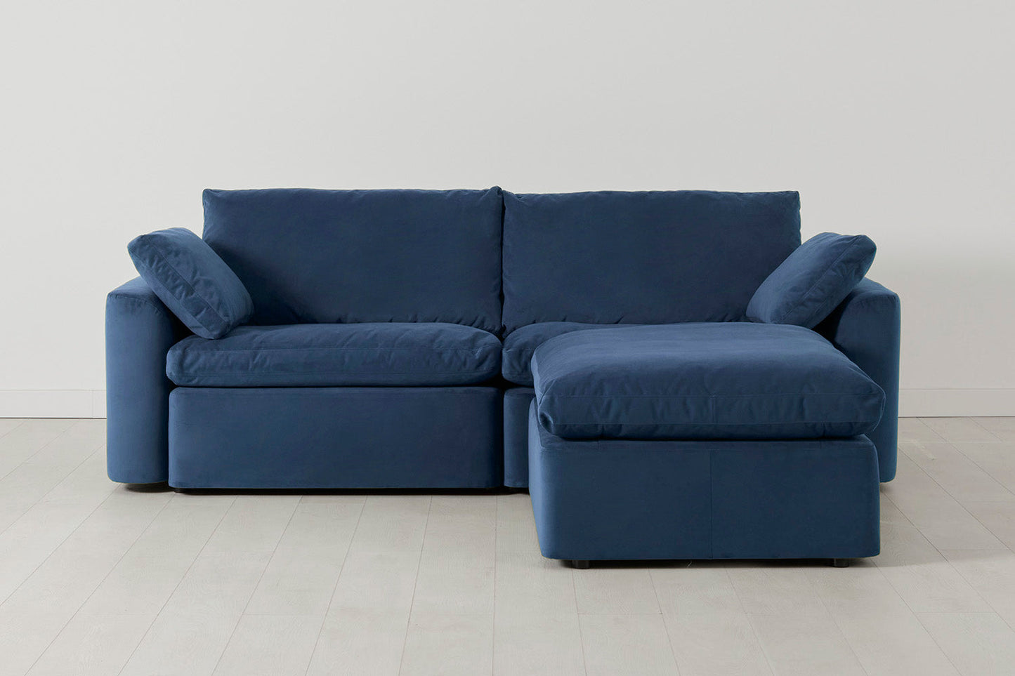 Model 13 3-Seater Right Chaise Sofa, Teal