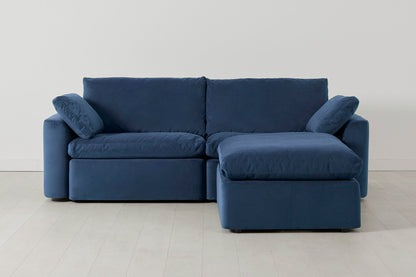 Model 13 3-Seater Right Chaise Sofa, Teal
