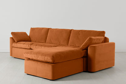 Model 13 4-Seater Sofa with Ottoman, Bronze