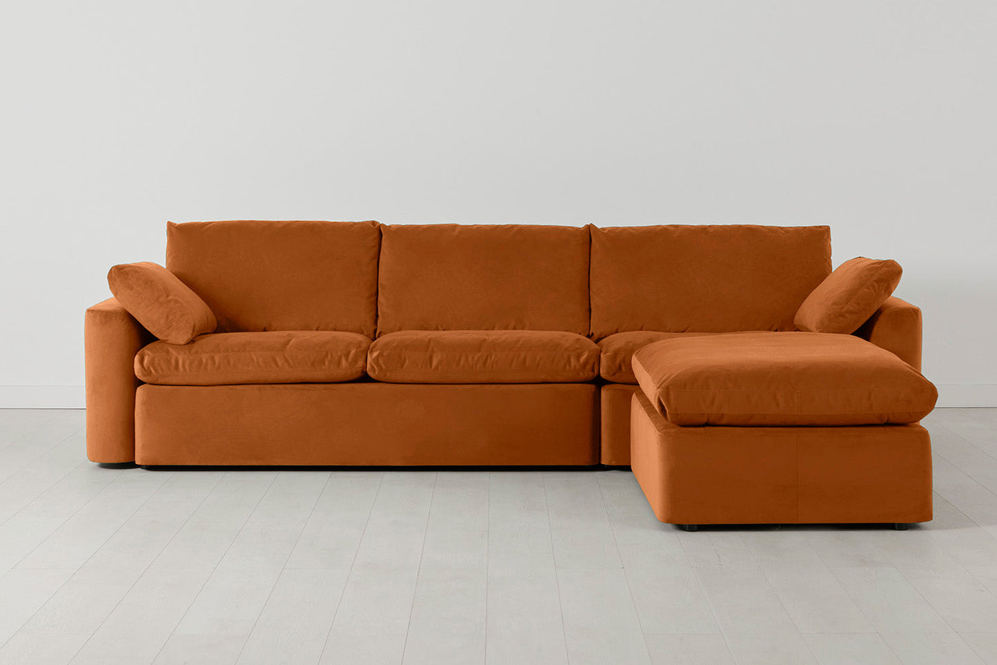 Model 13 4-Seater Sofa with Ottoman, Bronze