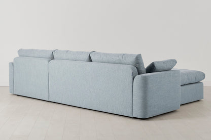 Model 13 4-Seater Sofa with Ottoman, Seaglass