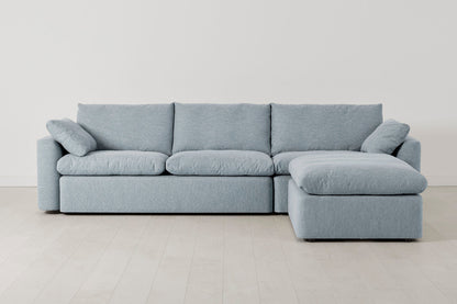 Model 13 4-Seater Sofa with Ottoman, Seaglass