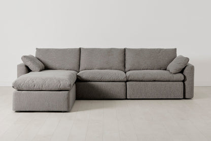 Model 13 4-Seater Left Chaise Sofa, Shadow