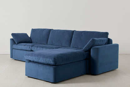 Model 13 4-Seater Sofa with Ottoman, Teal