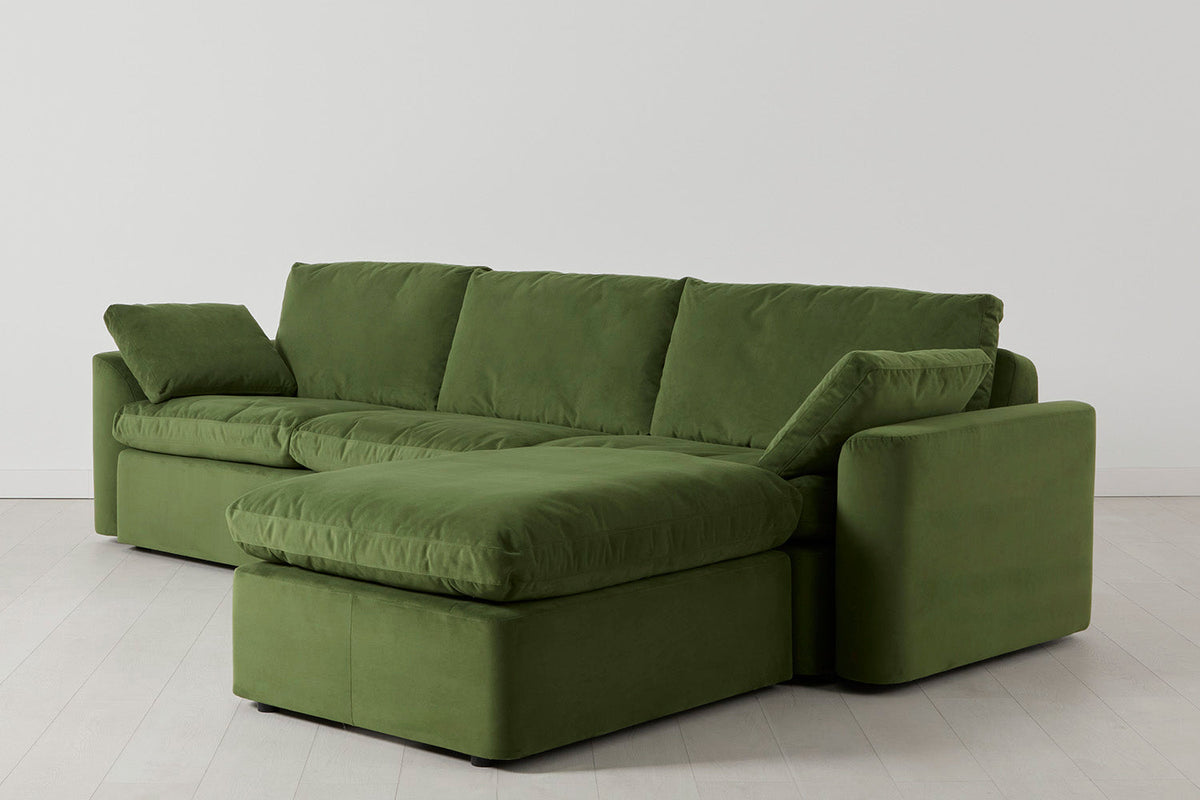 Model 13 4-Seater Sofa with Ottoman, Vine