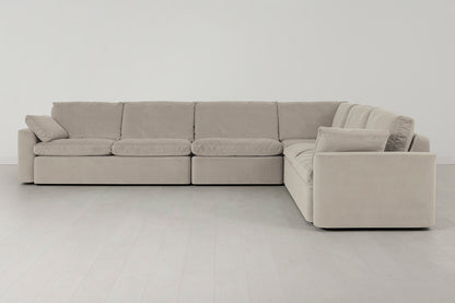 Model 13 Large Corner Sofa, Bone