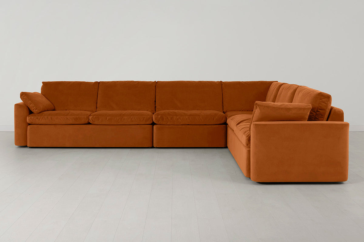 Model 13 Großes Ecksofa, Bronze
