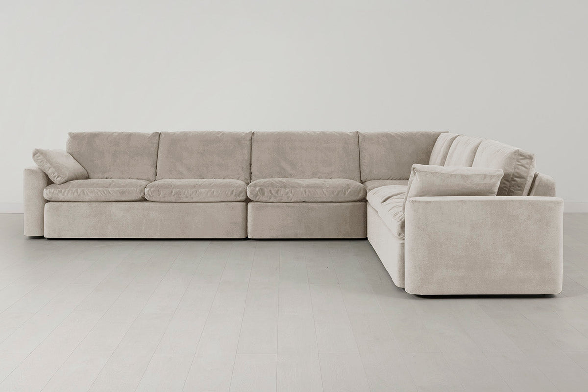 Model 13 Large Corner Sofa, Chalk