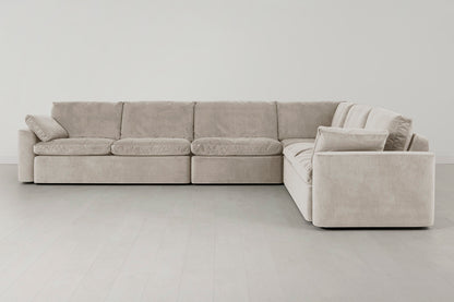Model 13 Large Corner Sofa, Chalk