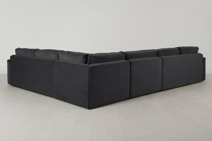 Model 13 Large Corner Sofa, Charcoal
