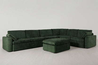 Model 13 Large Corner Sofa with Ottoman, Conifer