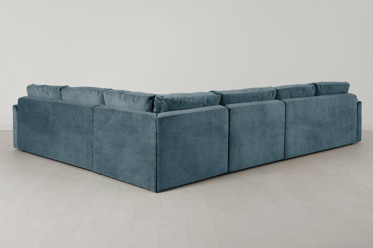 Model 13 Großes Ecksofa, Wasserblau