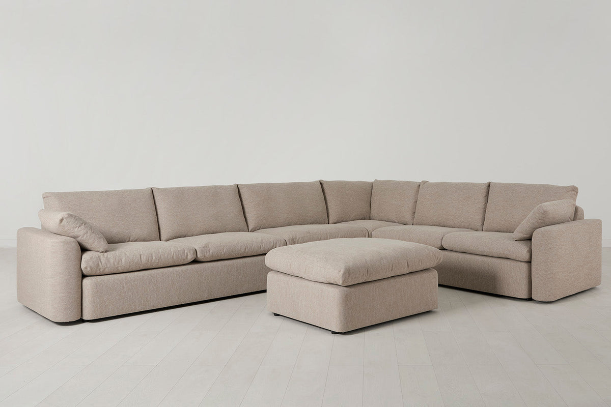 Model 13 Large Corner Sofa with Ottoman