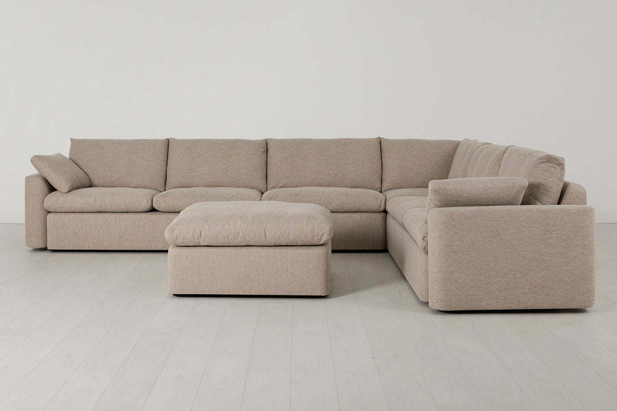 Model 13 Large Corner Sofa with Ottoman