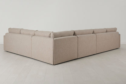 Model 13 Großes Ecksofa, Steingrau