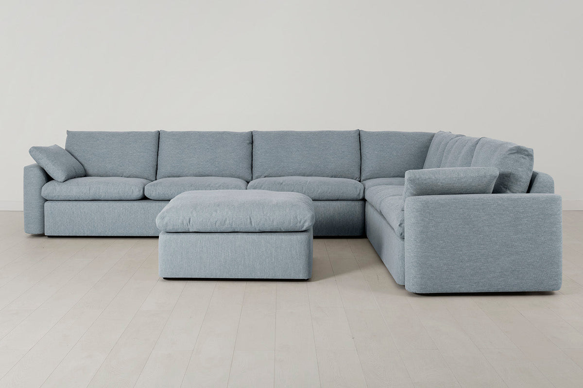 Model 13 Large Corner Sofa with Ottoman