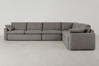 Model 13 Großes Ecksofa, Schattengrau