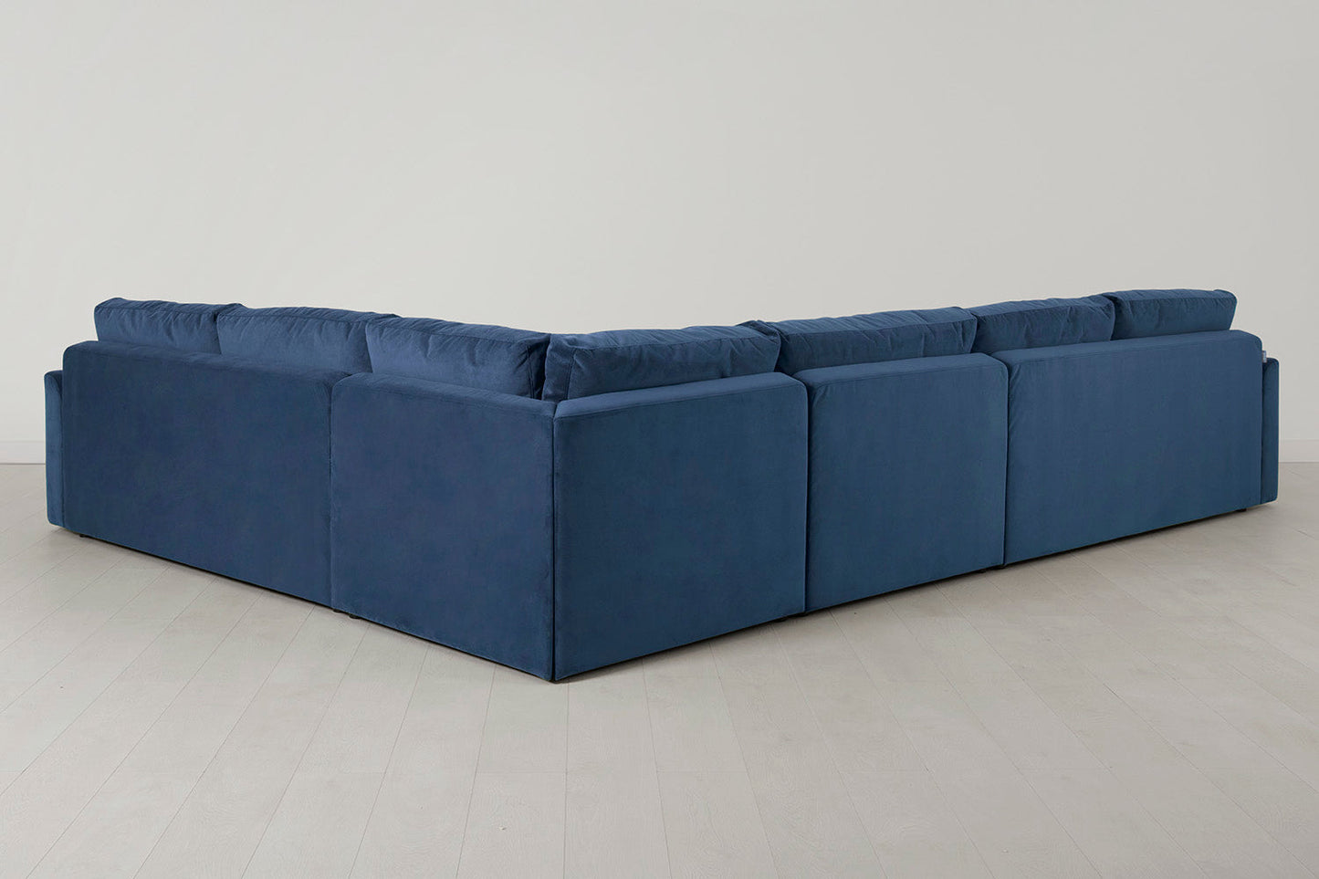 Model 13 Großes Ecksofa, Blaugrün