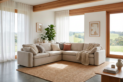 Model 13 Corner Sofa, Bone